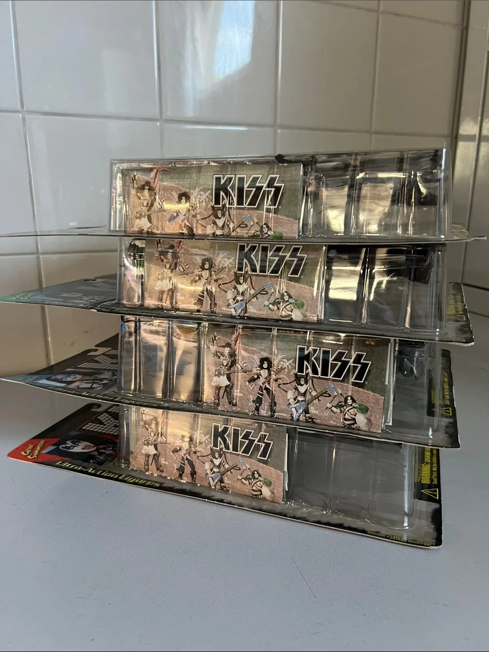 KISS Ultra Action Figures LP Set/4 Sealed/Mint 1997